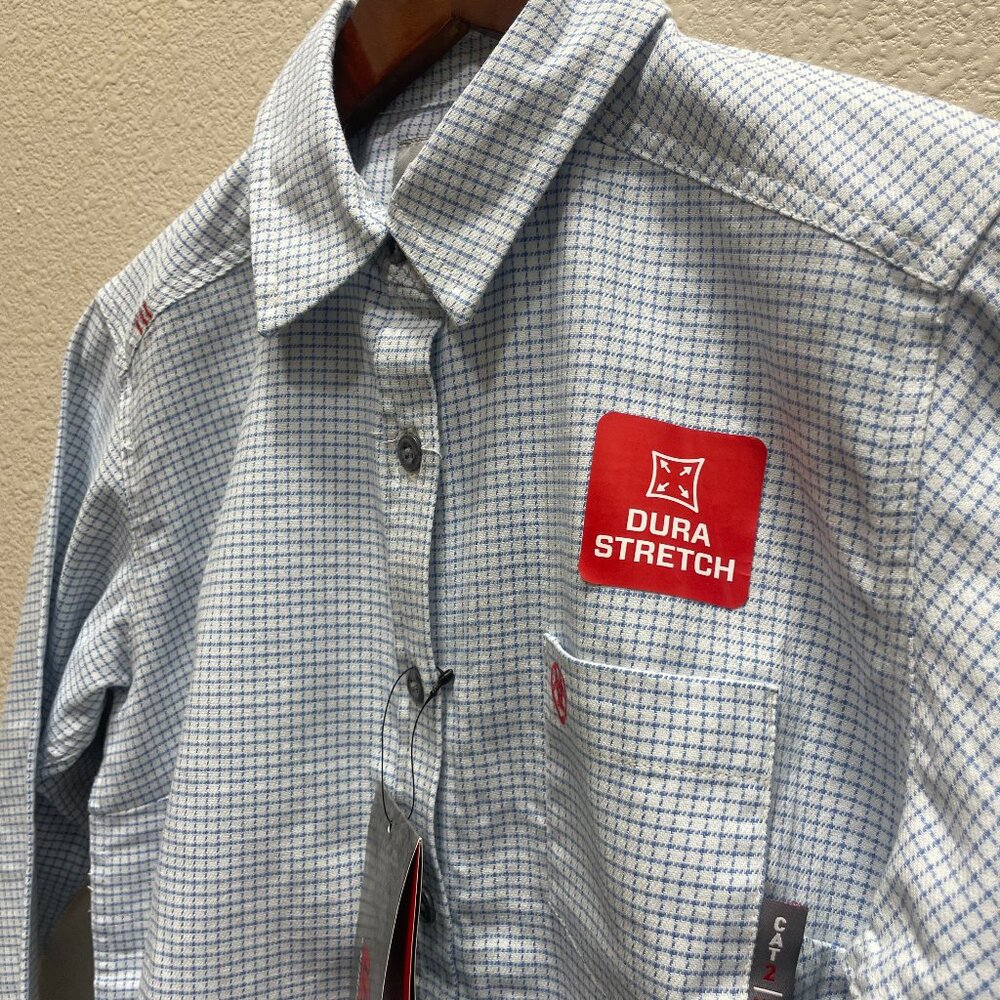 Ariat Women's FR Hermosa DuraStretch Work Shirt NWT - Picture 3 of 4